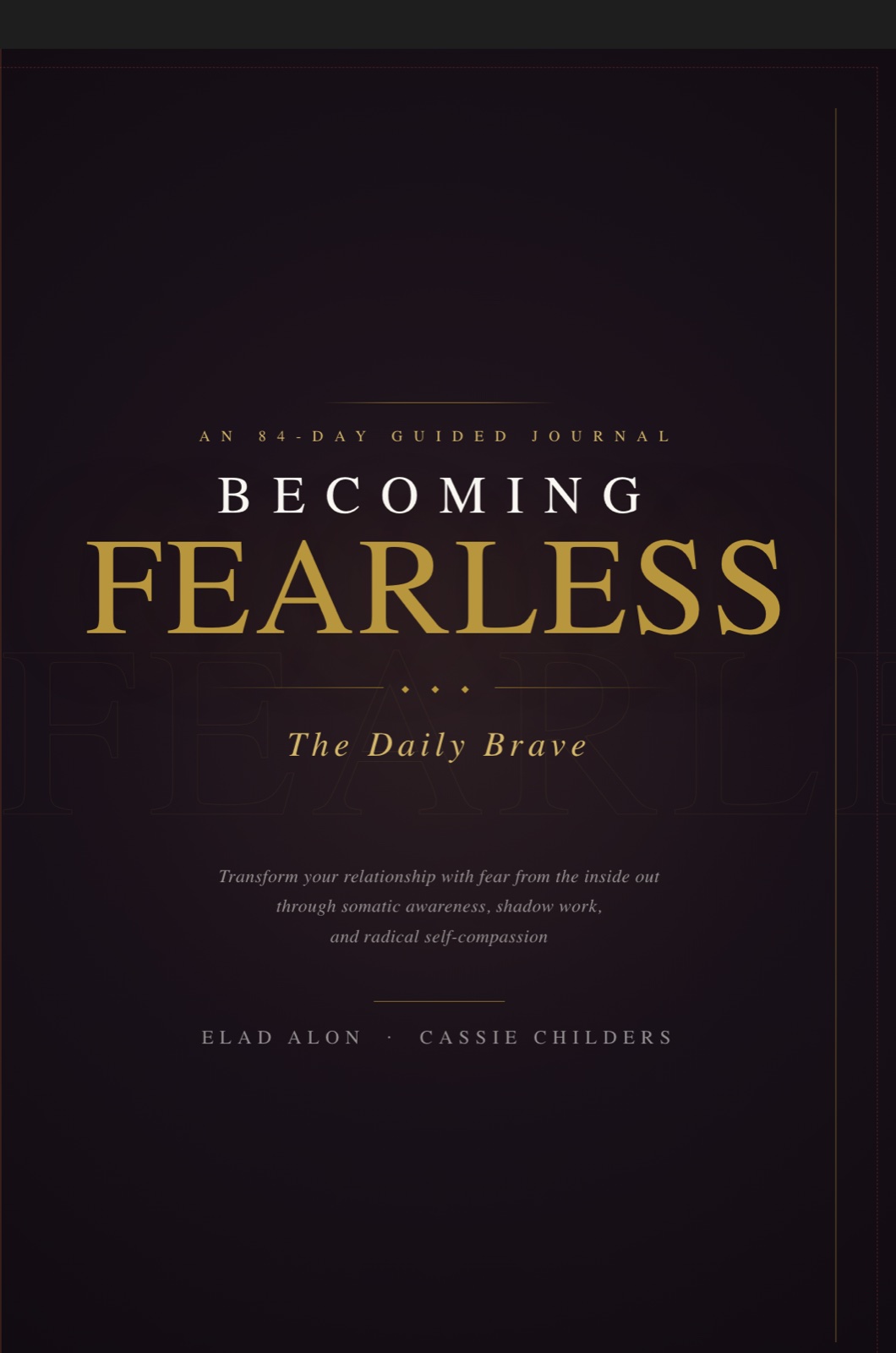 Becoming Fearless · The Daily Brave · book cover
