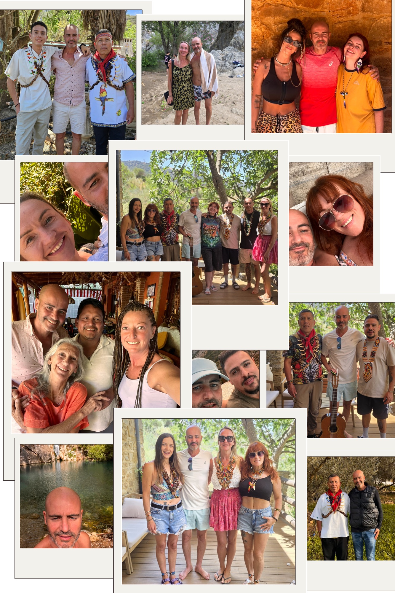 Ceremony circle collage
